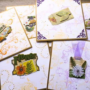 Elegant Square Cards with gold envelopes