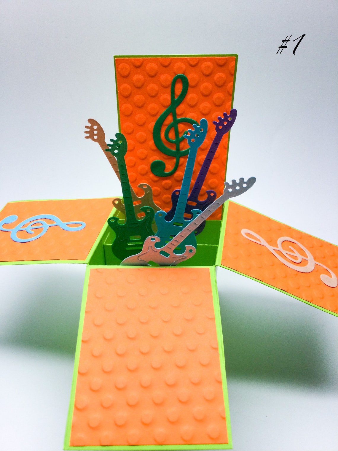 Music Box Pop Up cards fancy Birthday cards Wcards Etsy