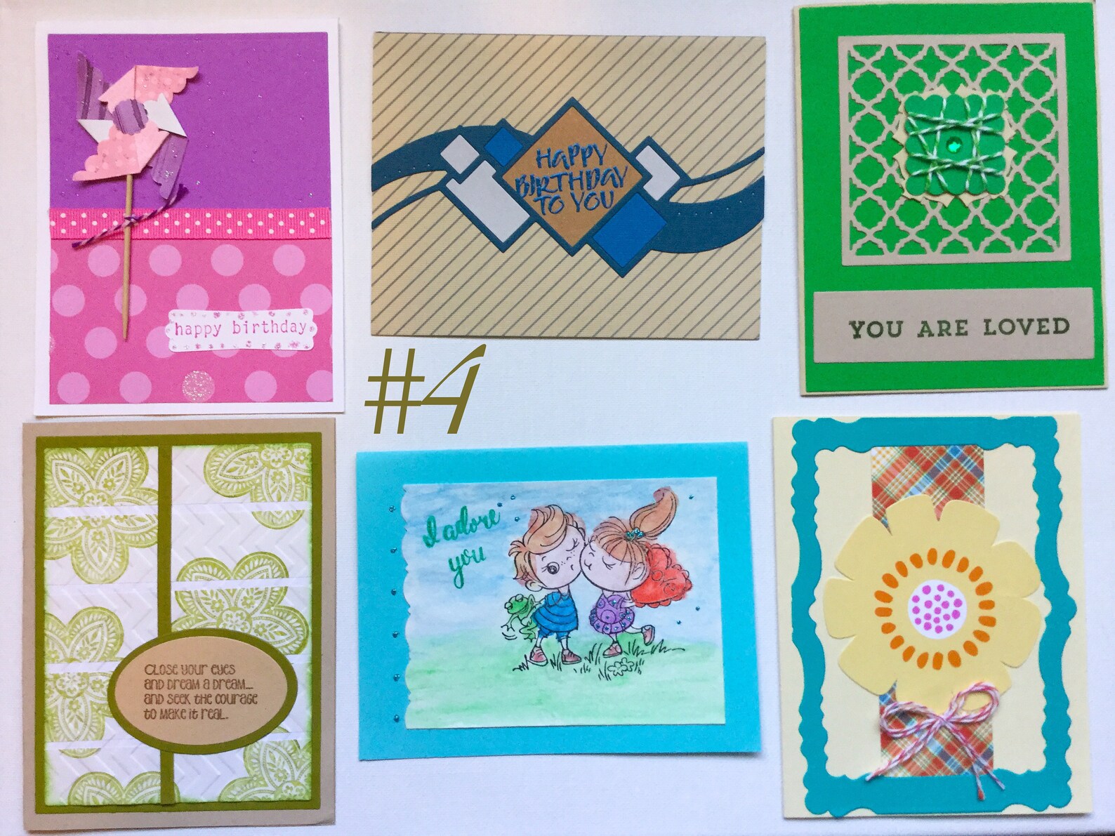 Assorted greeting cards Set of one of a kind cards Love Etsy