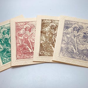 Nativity Scene, Holy Family, Jesus is the reason for the season, hand stamped