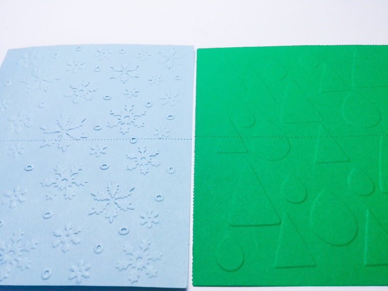 Dry embossed cardstock Embossed card fronts scrapbook embellishments image 7