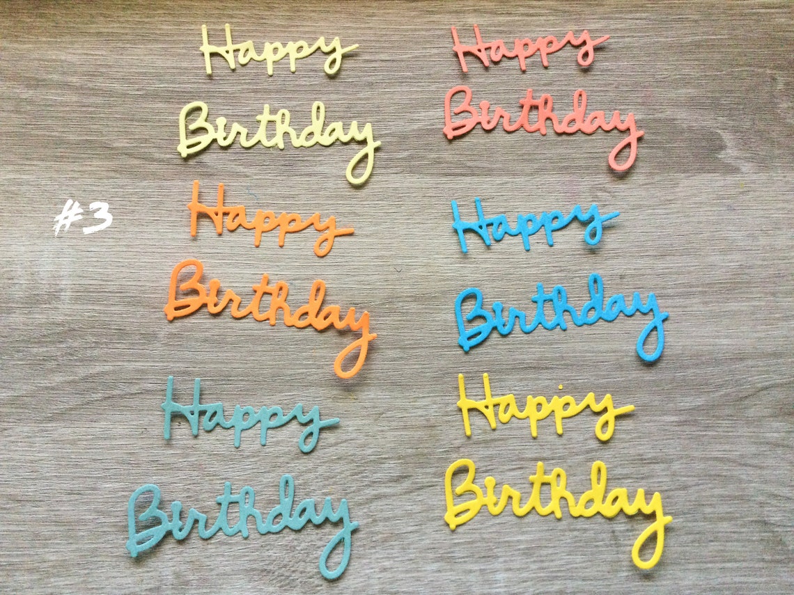 Die Cut Words Die Cut Letters DYI Paper Projects Etsy