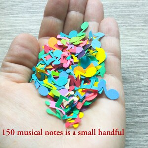 Music Notes Confetti pastel confetti Musical Instruments confetti Table sprinkle Pick your color birthday party decoration image 6