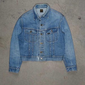 Vintage 1980s - Lee Rider Denim Trucker Jacket