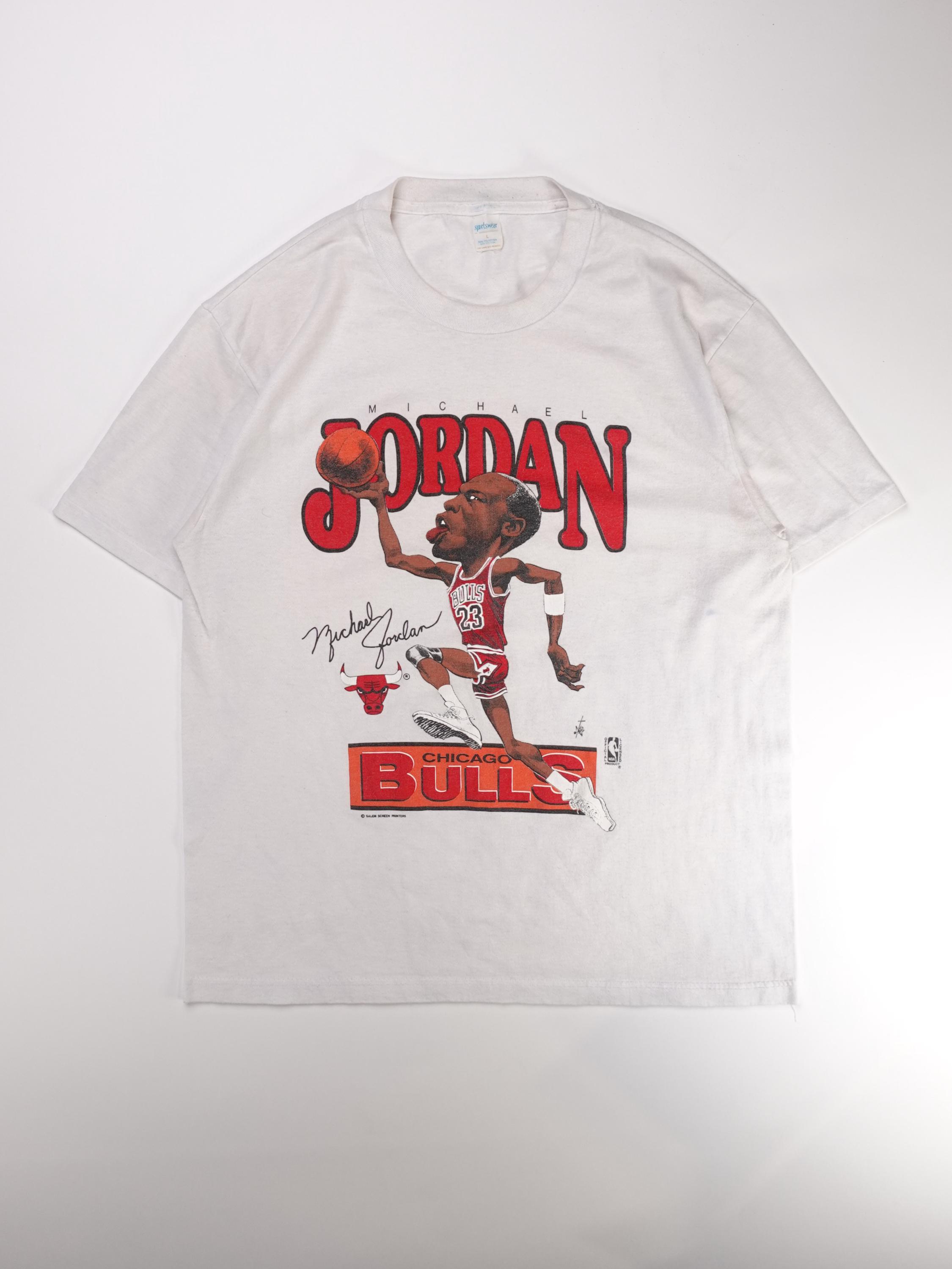 T-shirt Vintage GILDAN Noir – Brodé, Années 90, Taille L – Parfait état