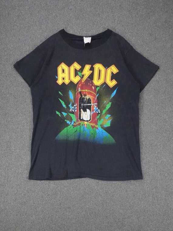 Vintage 1988 - AC/DC World Tour T-shirt - Etsy