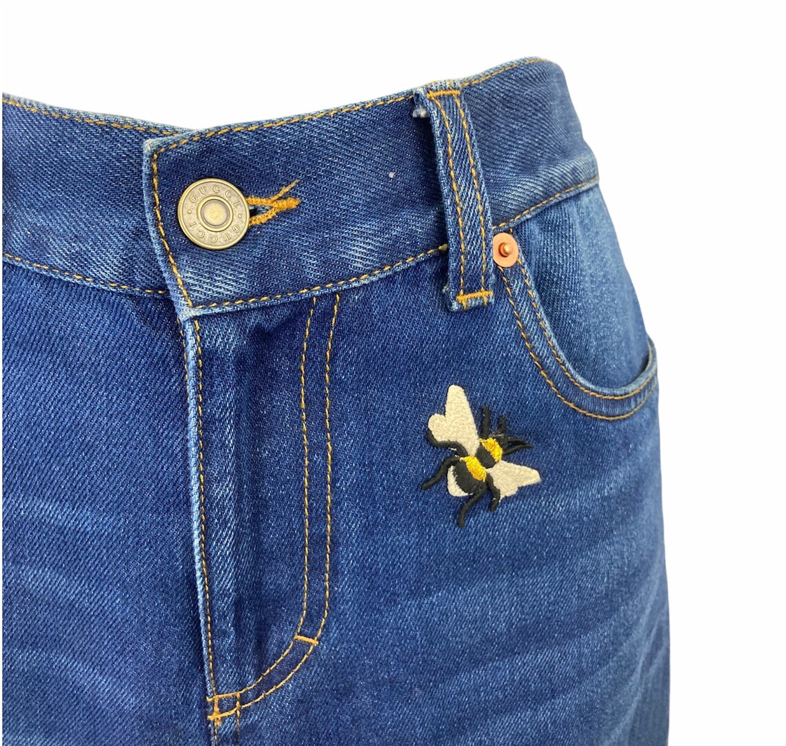 gucci bee jeans
