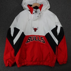 Vintage 1990s - Chicago Bulls Starter Nba Warm Up Jacket