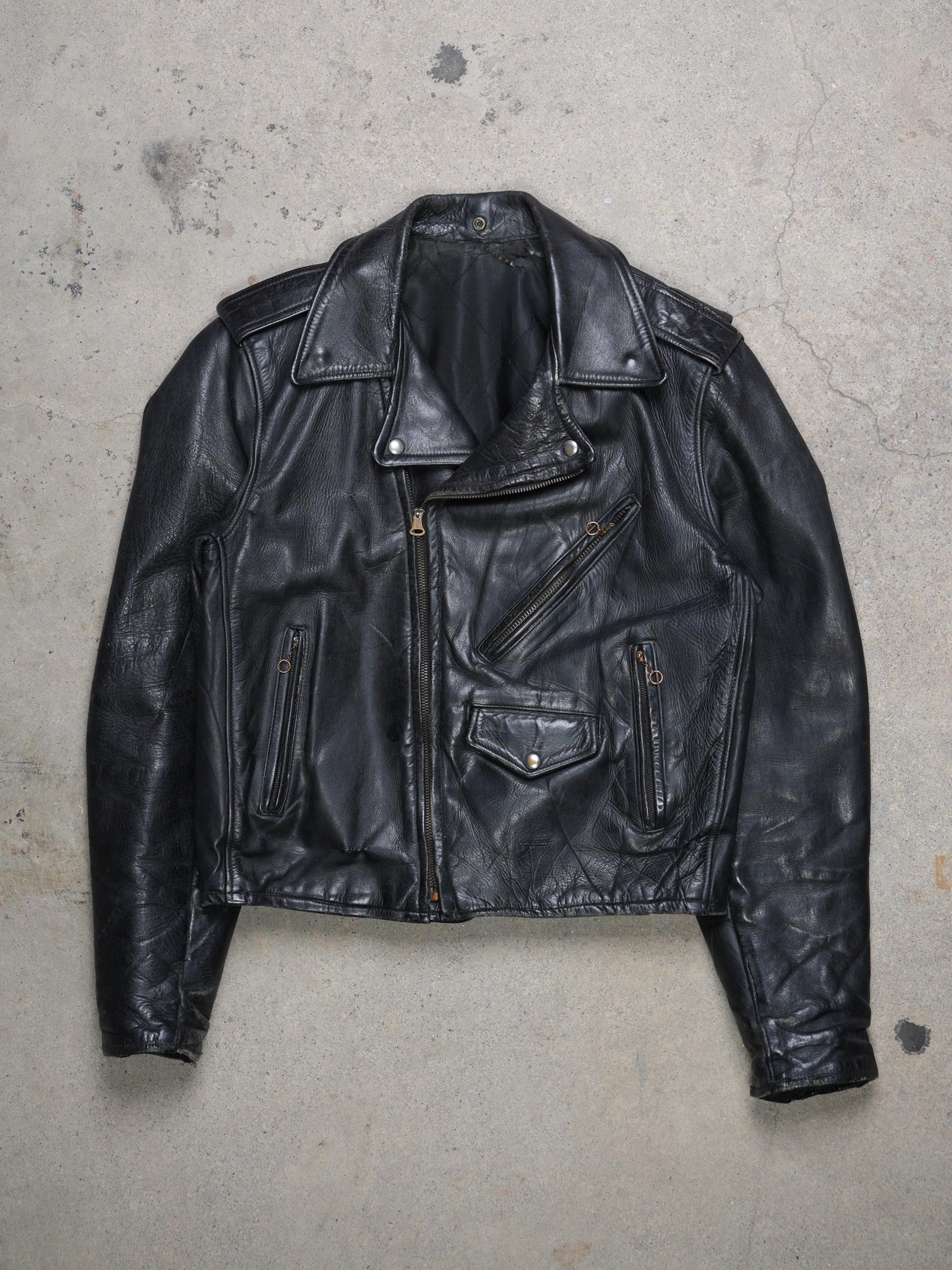 Vtg 50s Leather Jacket - Etsy Canada Vtg 50s Leather Jacket - Etsy Canada