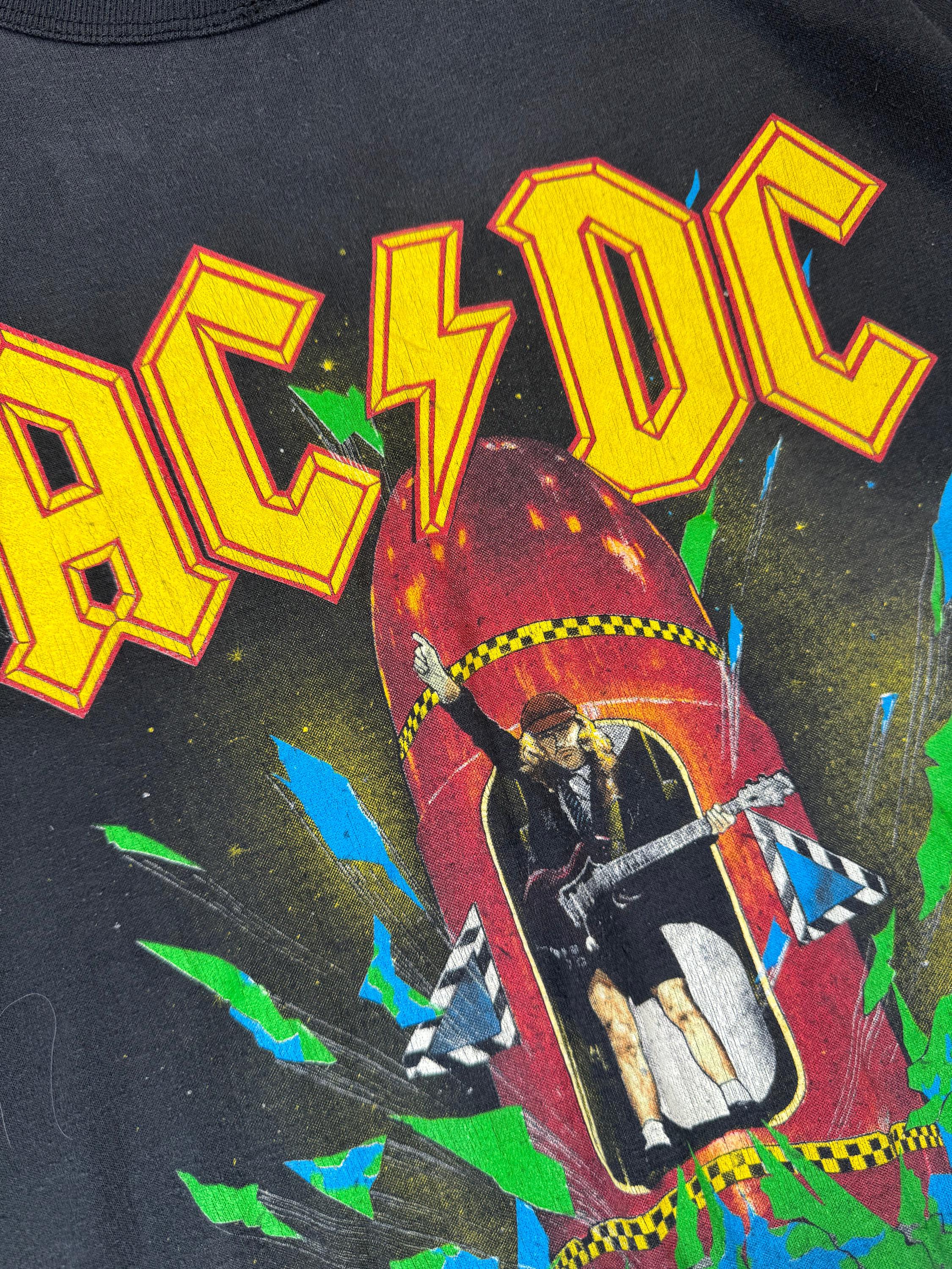￼J363 AC/DC ワールドツアー88 Tシャツ Retro ACDC World Tour 88 T-shirt Size.l - Etsy