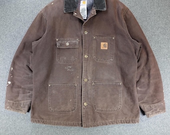 90s Carhartt chore ジャケット Vintage 1990s Carhartt Chore Jacket / Workwear / Streetwear
