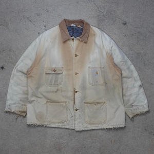 Vintage 1980s/90s - Carhartt Duck Canvas Blanket Lined Chore Jacket