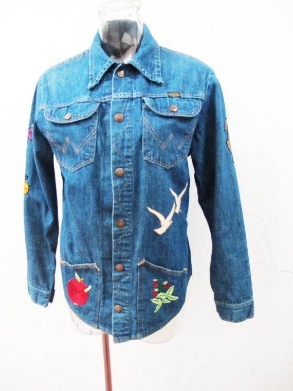 custom embroidered denim shirts