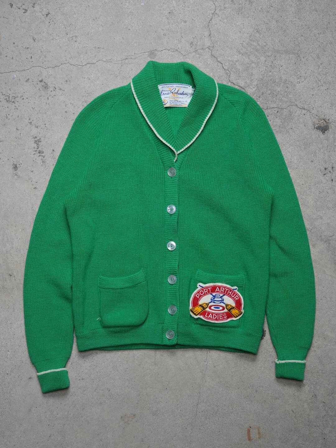 Raven 50s Style Half Sleeve Retro Caridigan - Apple Green