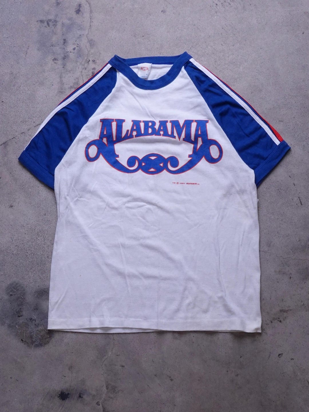 80sラグランTシャツALABAMAバンド84 80sラグランTシャツALABAMAバンド84