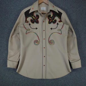 Vintage 1960s - H Bar C Western Shirt