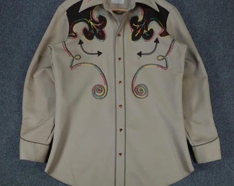 Vintage 1960s - H Bar C Western Shirt