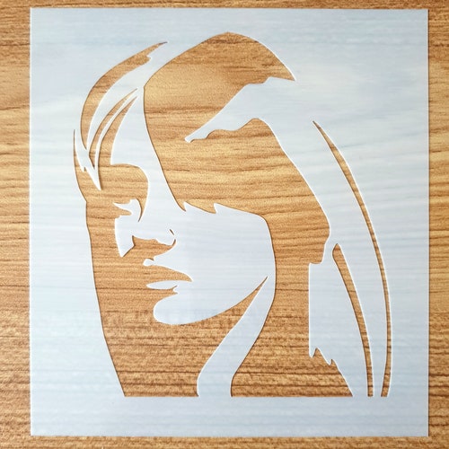 Women Stencil Woman's Face Stencil Etsy