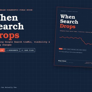 Search Traffic Drop Guide, SEO Debugging, Search Console, Google Trends, Ranking Changes