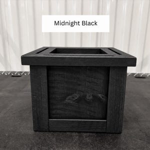 Personalized Image Pot - Midnight Black