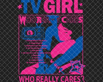Tvgirl Png デザイン Who Really Cares にインスパイアされた印刷可能な昇華アート French Exit デザイン Png Svg グラフィック T シャツ デザイン Indie Rock Sublime Png