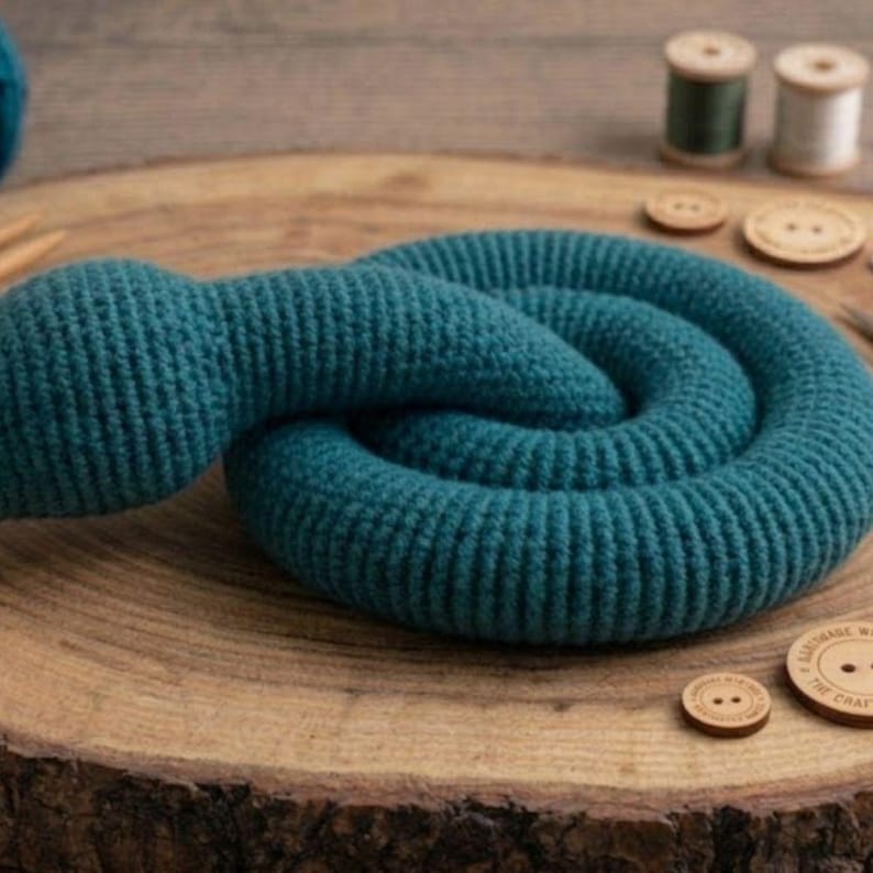 Snake Crochet Pattern PDF, Realistic Amigurumi Snake Plush Tutorial ...
