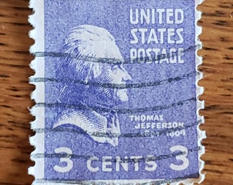 1932 Violet Thomas Jefferson 3 Cent US Postage Stamp - Etsy
