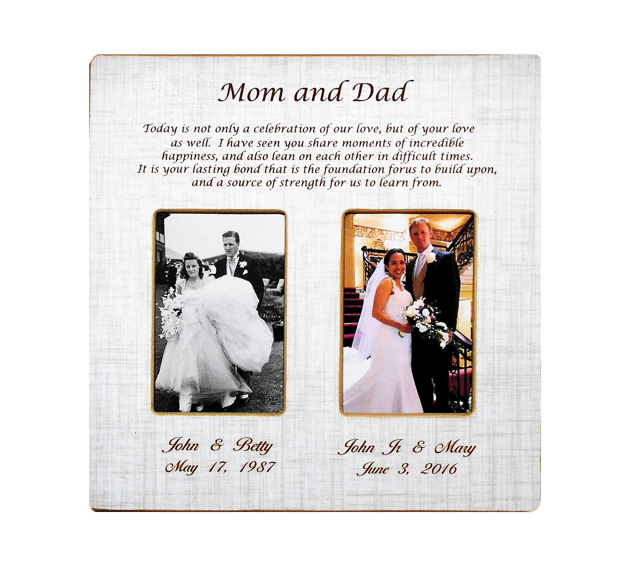 InLaws WEDDING GIFT PARENTS GiftBride Gift to Parents Etsy