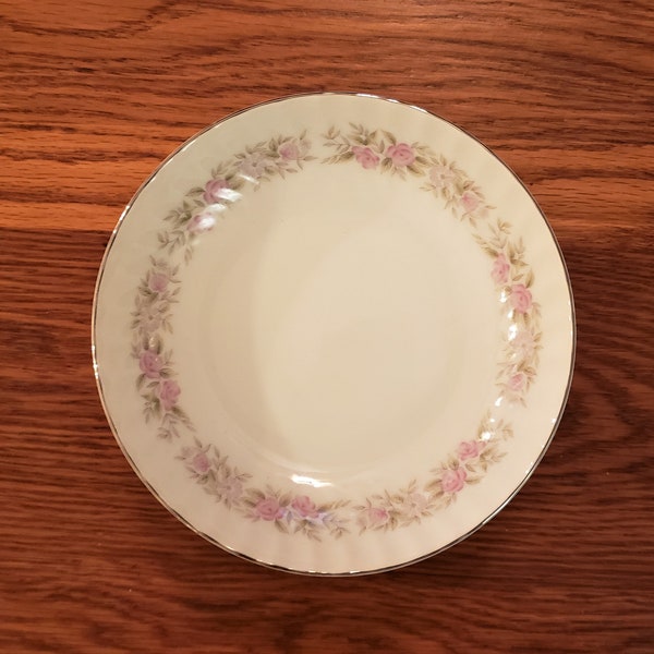 Teahouse Rose China-Salad Plates-Dansico Collection Japan-White China