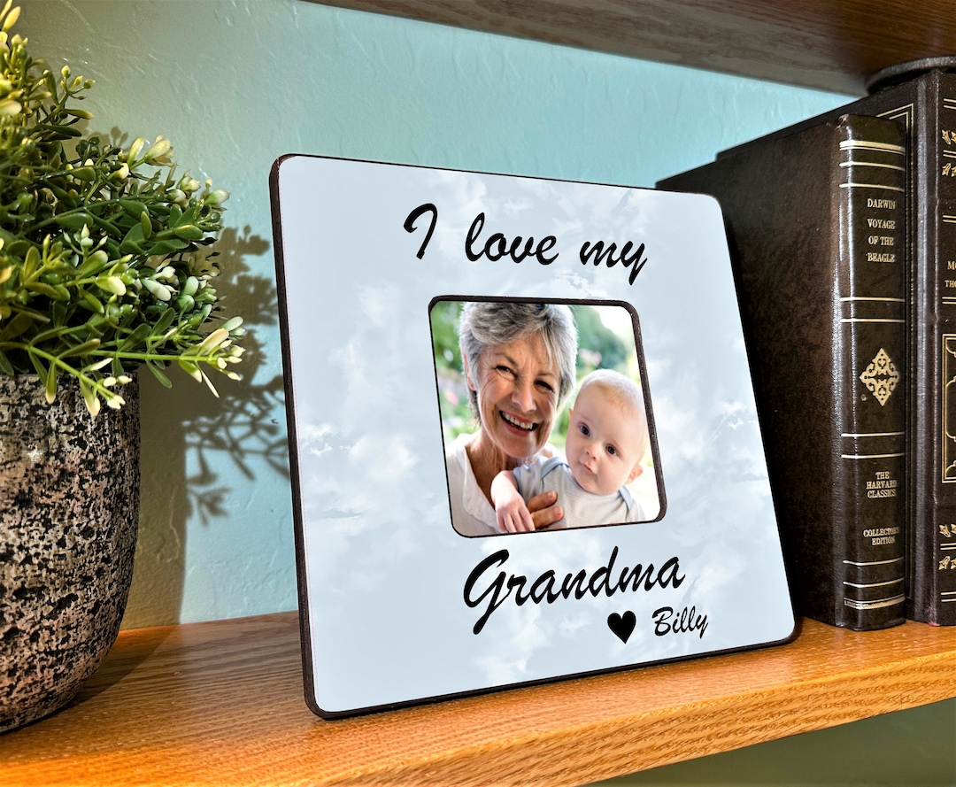 I Love My Grandma Picture Framegrandmother Gift Framepersonalized