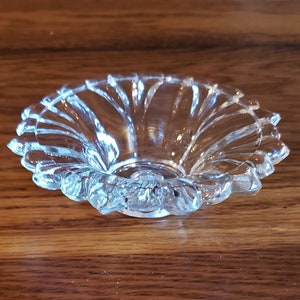 Vintage Glass Bobeche for Candelabra-Replacement Part for Chandelier-
