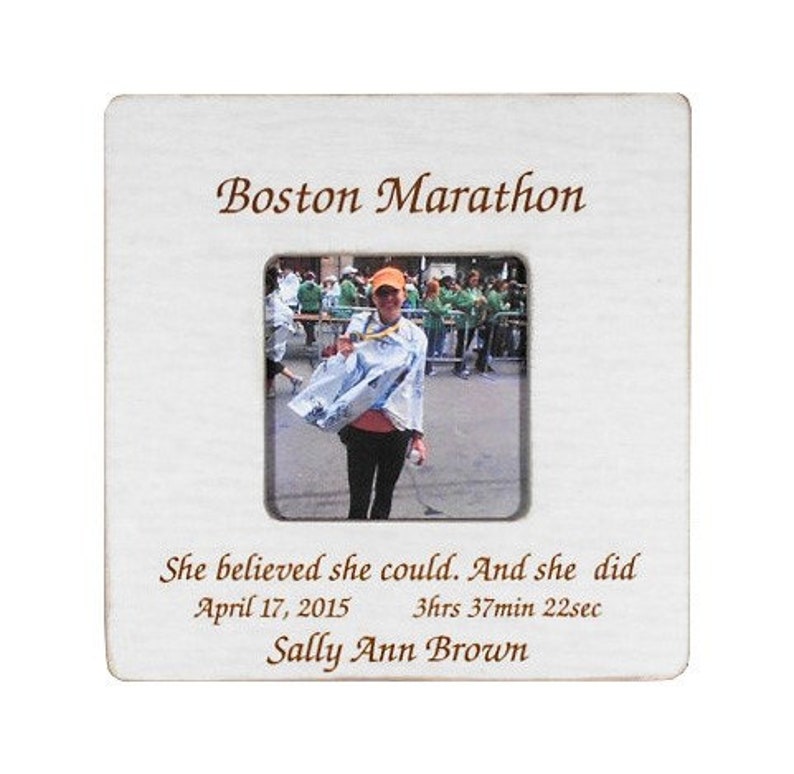Boston Marathon Runner Gift Finisher Personalized Image 0