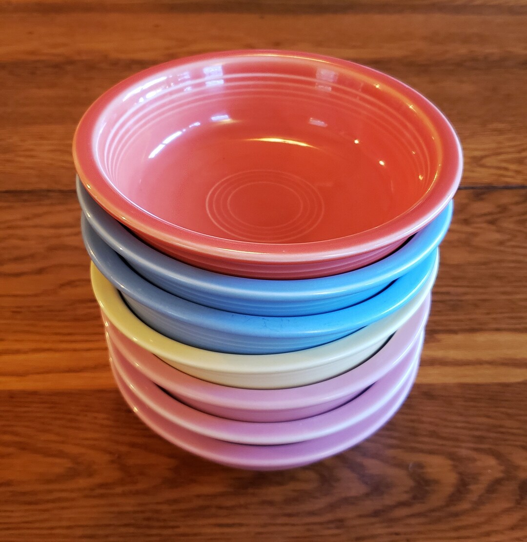 Fiestaware Cereal Bowlsvintage Fiestaware Bowls19ozpre 1972 Etsy