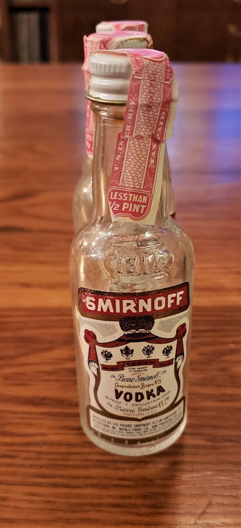 Vintage Miniature Liquor Bottles-Airline Liquor Bottles-Bacardi-Cutty Sark-Jim Beam-Smirnoff-Jack Daniels-Johnny Walker-Old Taylor-Braniff bild 9