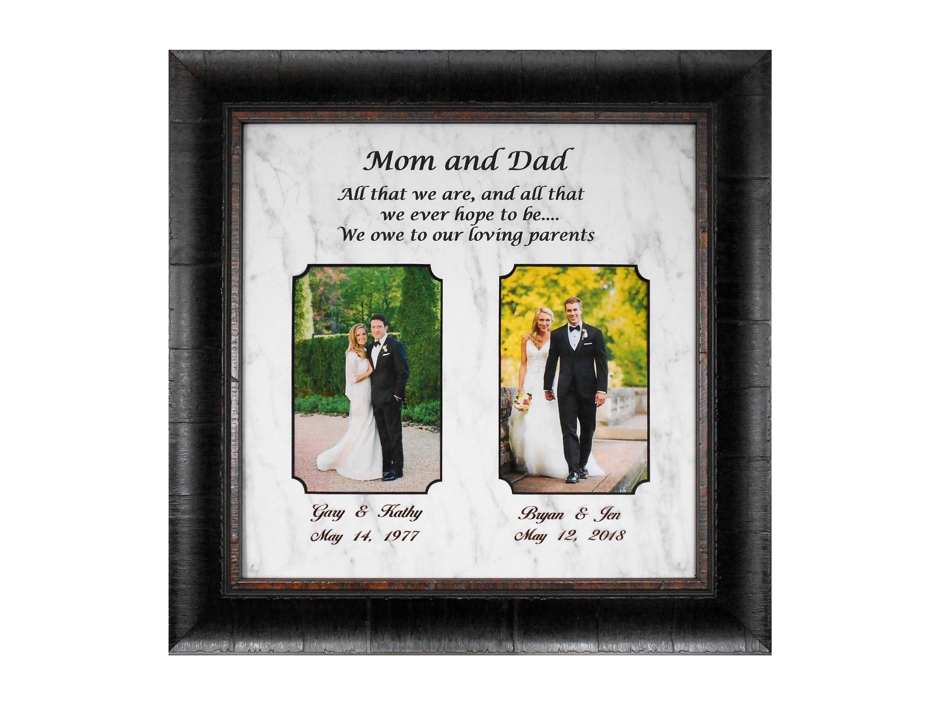 InLaws Wedding GiftParents Bride Gift to ParentsGroom Etsy