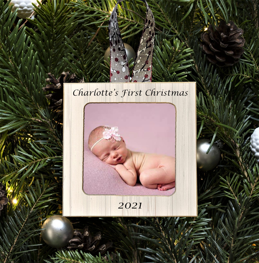 Your Baby's First Christmas Tree Ornament Personalized Tree Ornament