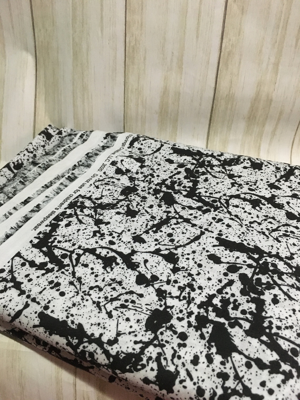 Splatter Paint Cotton Fabric splatter fabric by the yard | Etsy