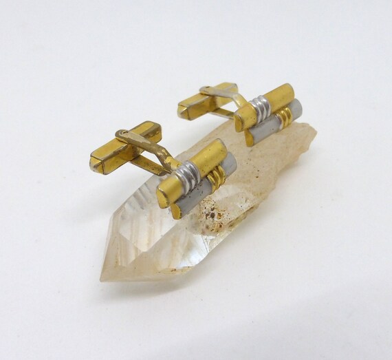 Vintage Men's 1950's Two Tone Gold and Silver Bam… - image 3