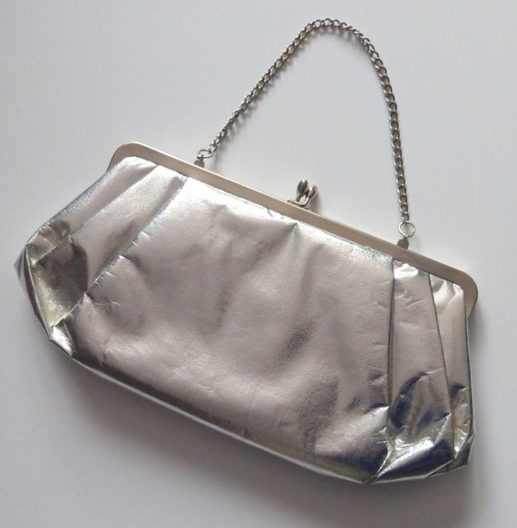 Il Bisonte Manuela Clutch Bag Metallic Silver – Thistle Hill