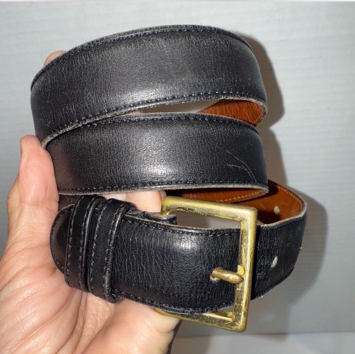 Vintage Coach Belt Black Brass - Etsy display picture 2