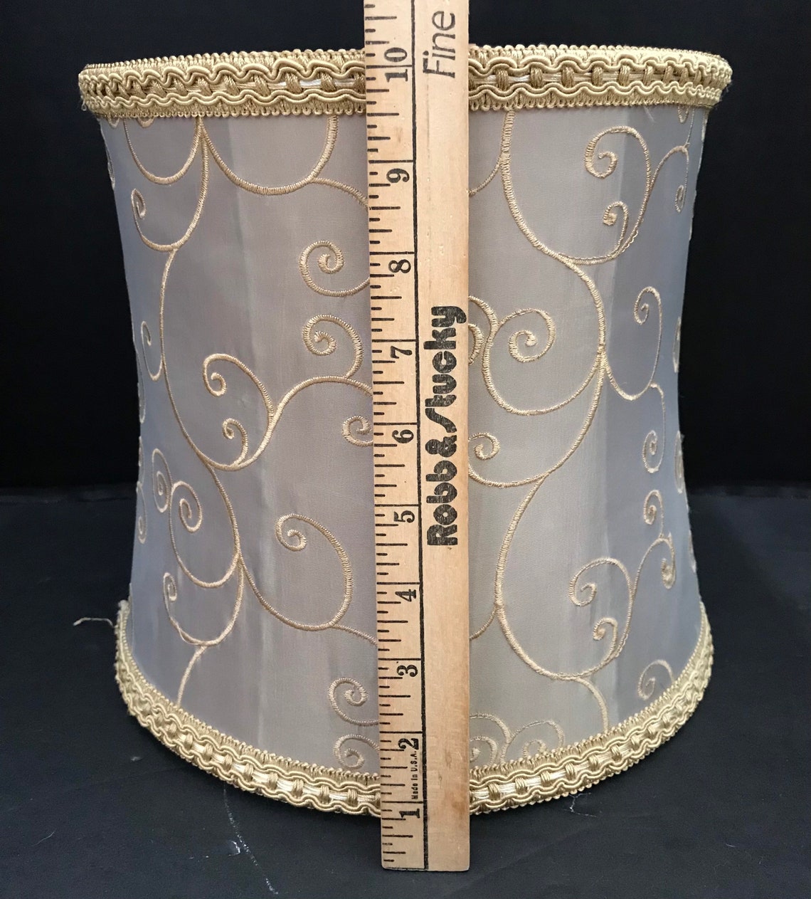 Embroidered Fabric Lamp Shade Lampshade Lighting Accessory Etsy