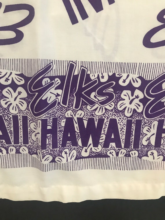 Guy Romo Sportswear Elks Aloha Hawaii Batik Purpl