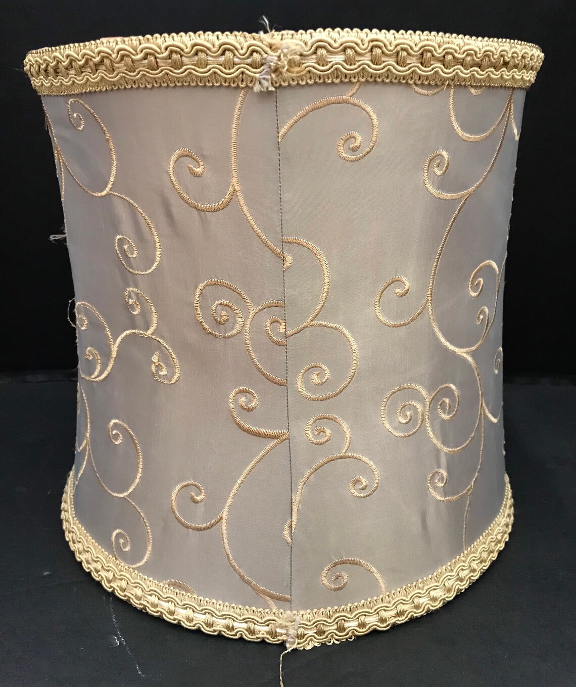 Embroidered Fabric Lamp Shade Lampshade Lighting Accessory Etsy