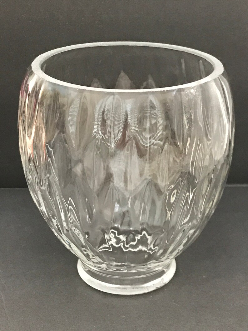 Vintage Small Petite Clear Lamp Shade Floor Lamp Diffuser Etsy