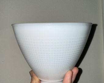 Vintage X-Small Petite White Milk Glass Lamp Shade Stiffel Floor Lamp Diffuser Globe #Upcyclethat