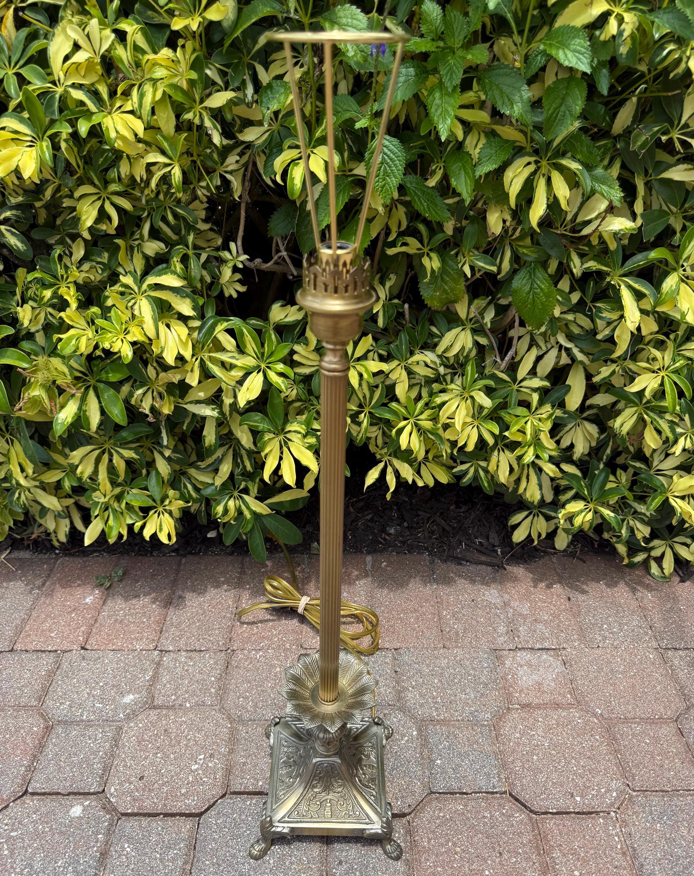 サァラ麻布 FREDERICK COOPER ランプ 25” Frederick Cooper Brass Lamp Candleabra Style Black Metal
