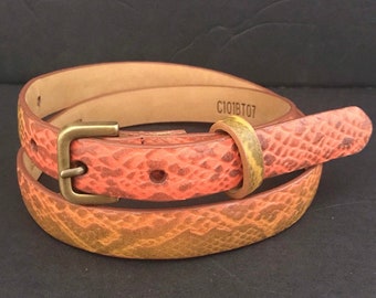 The Worth Collection Textured Embossed Python Genuine  display picture 2