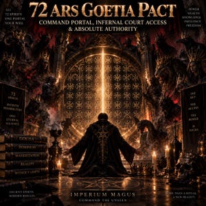 72 Ars Goetia-pakten – Kommandoportal, åtkomst till den infernaliska domstolen och absolut auktoritet