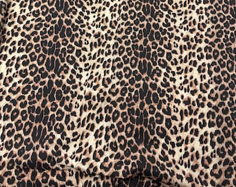 Tissu pour chemises en mélange de coton et de polyester à imprimé animal 120 x 91 cm, décoration d&#39;intérieur attrayante