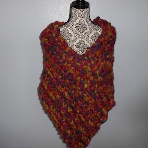 Chunky Fall Poncho
